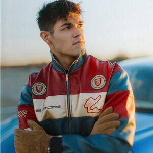 Evoke Amore Leather Race‎ Jacket Size XL New With Tags